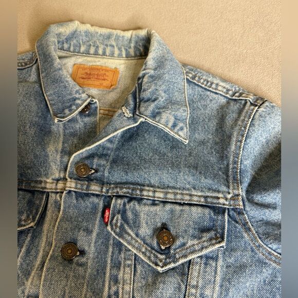 Vintage Levi’s 1980’s Jean Denim Jacket Blue Rare Mens size 40 Made in Usa - Picture 13 of 16
